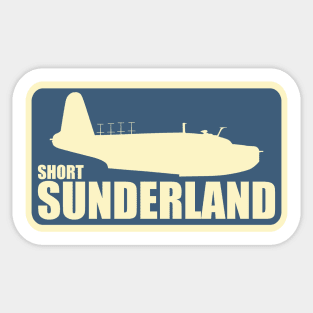 Short Sunderland Sticker